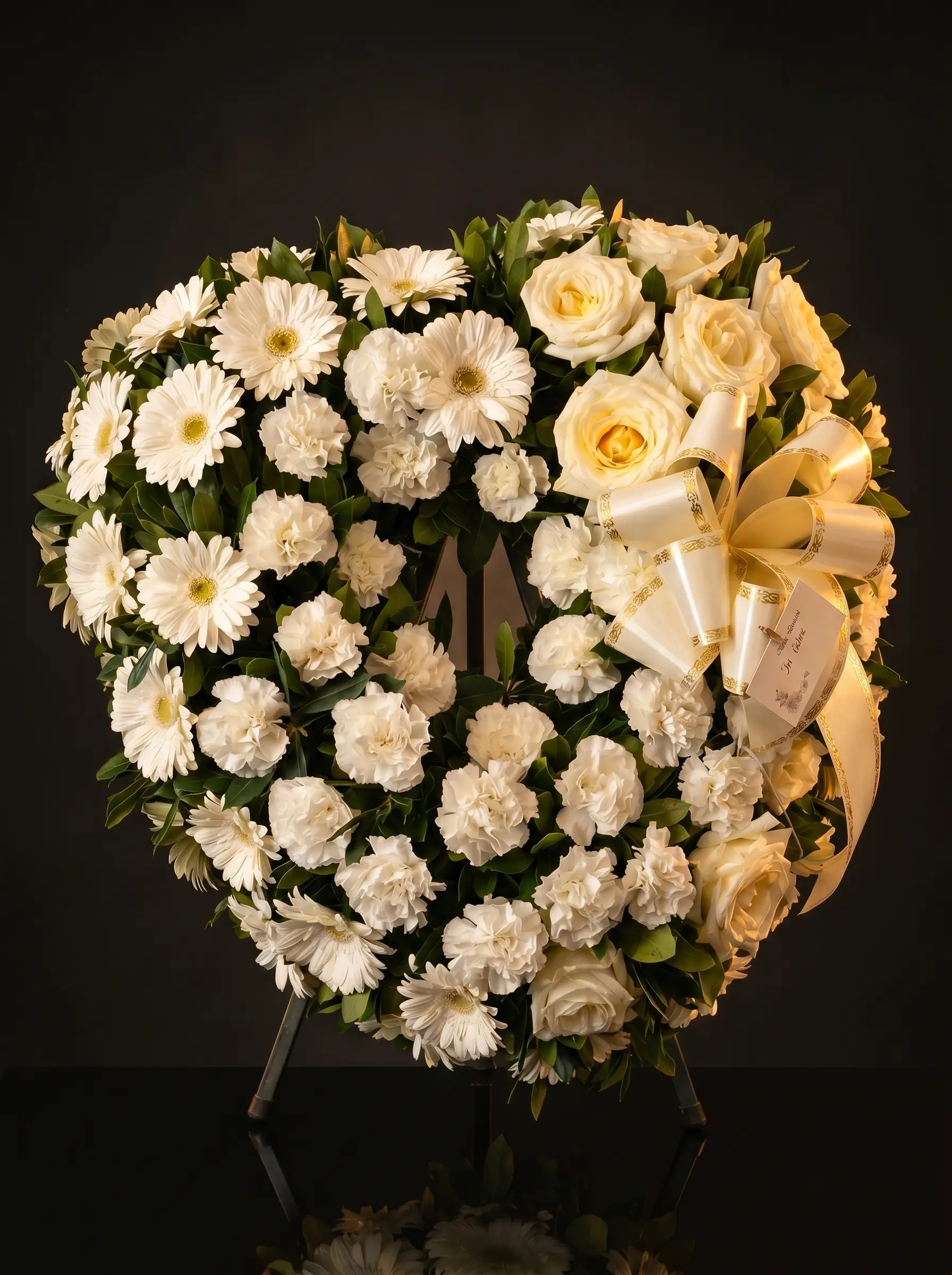 Coração grande de flores variante 2