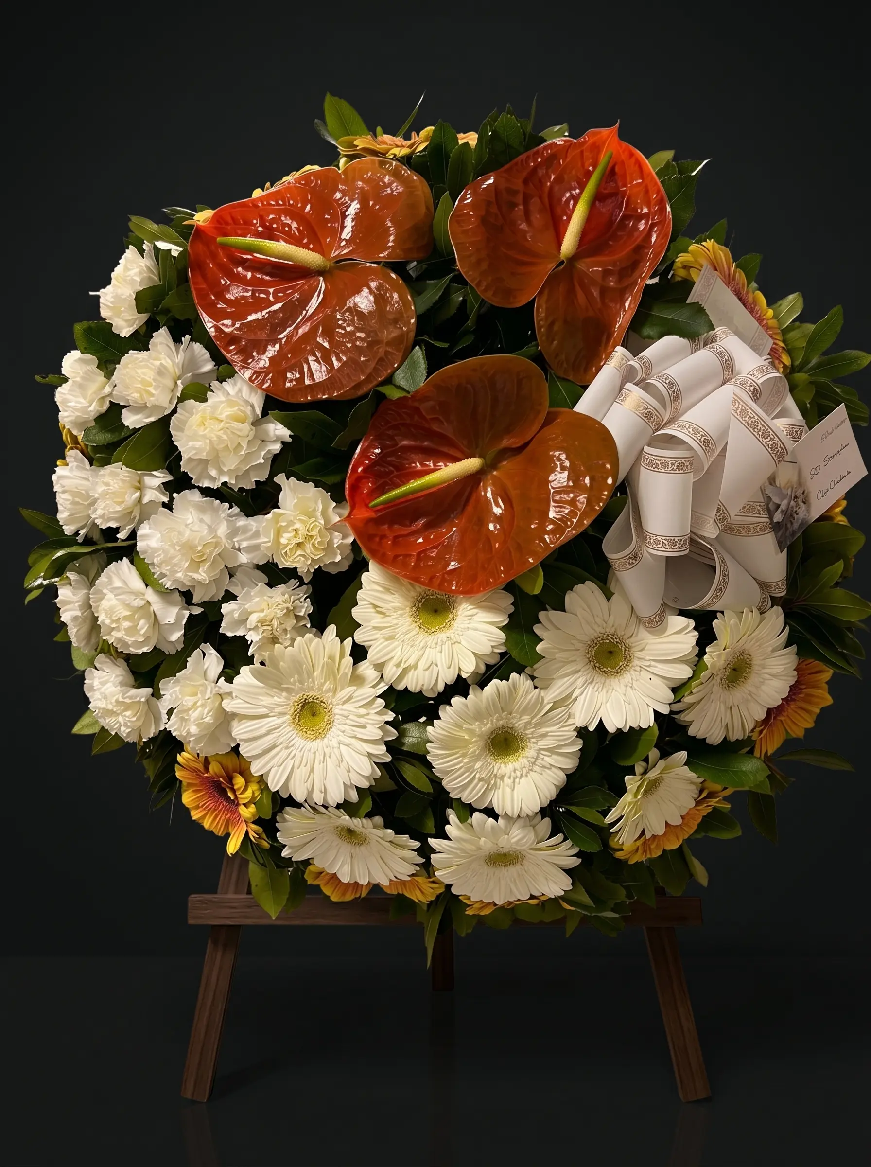 Coroa de flores variante 2