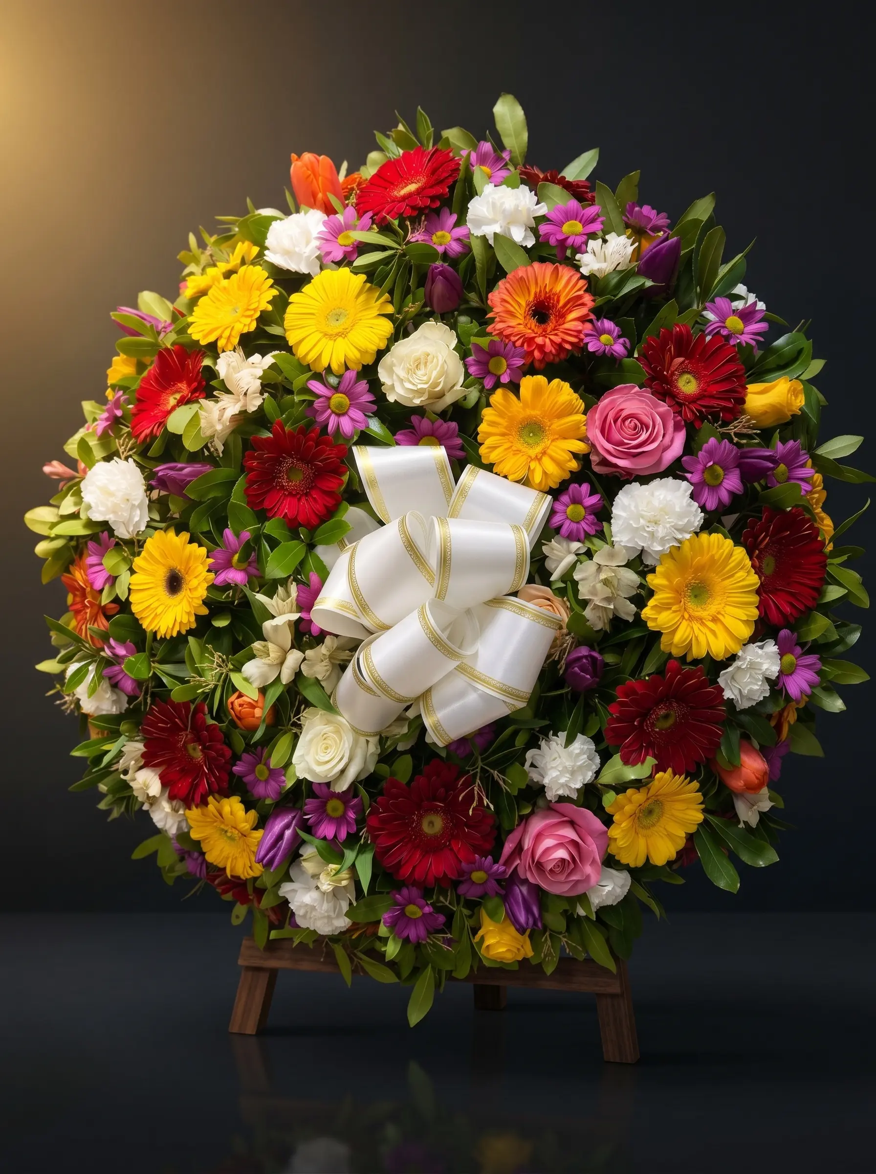 Coroa de flores variante 3